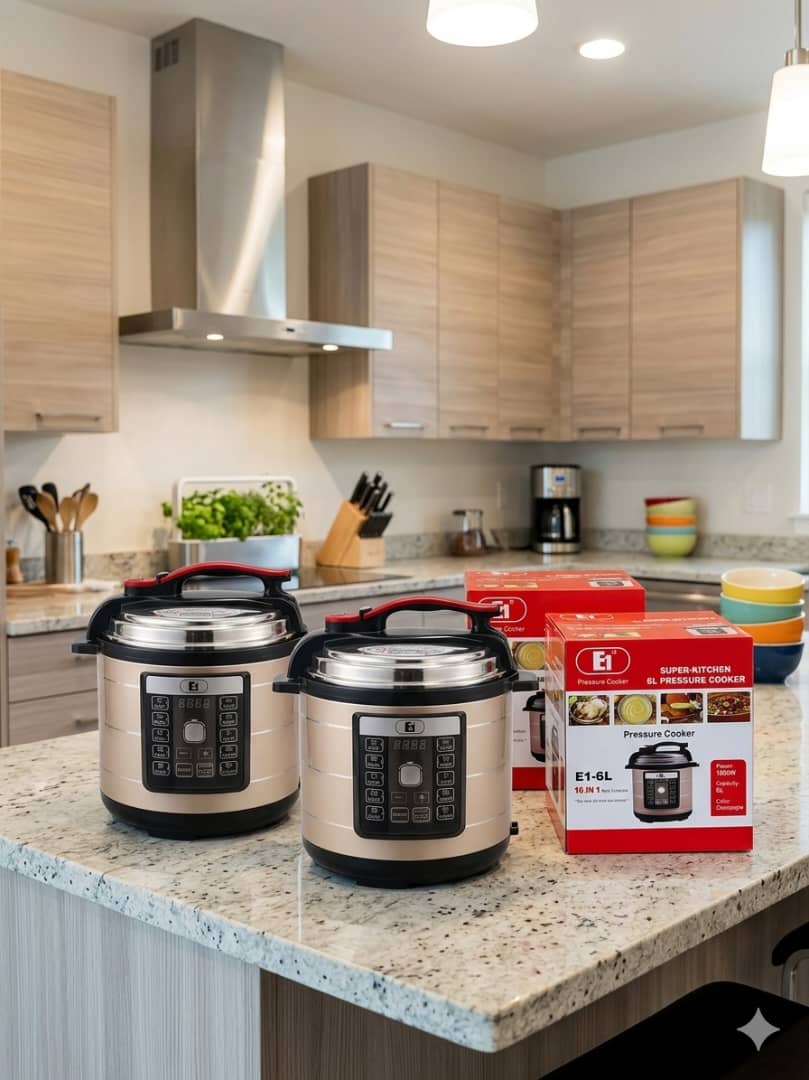 Super-Kitchen 6L Multi-Function Electric Pressure Cooker (1000W)