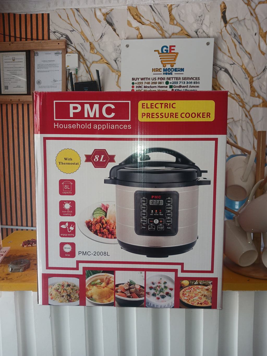 PMC 8L Electric Pressure Cooker (Model: PMC-2008