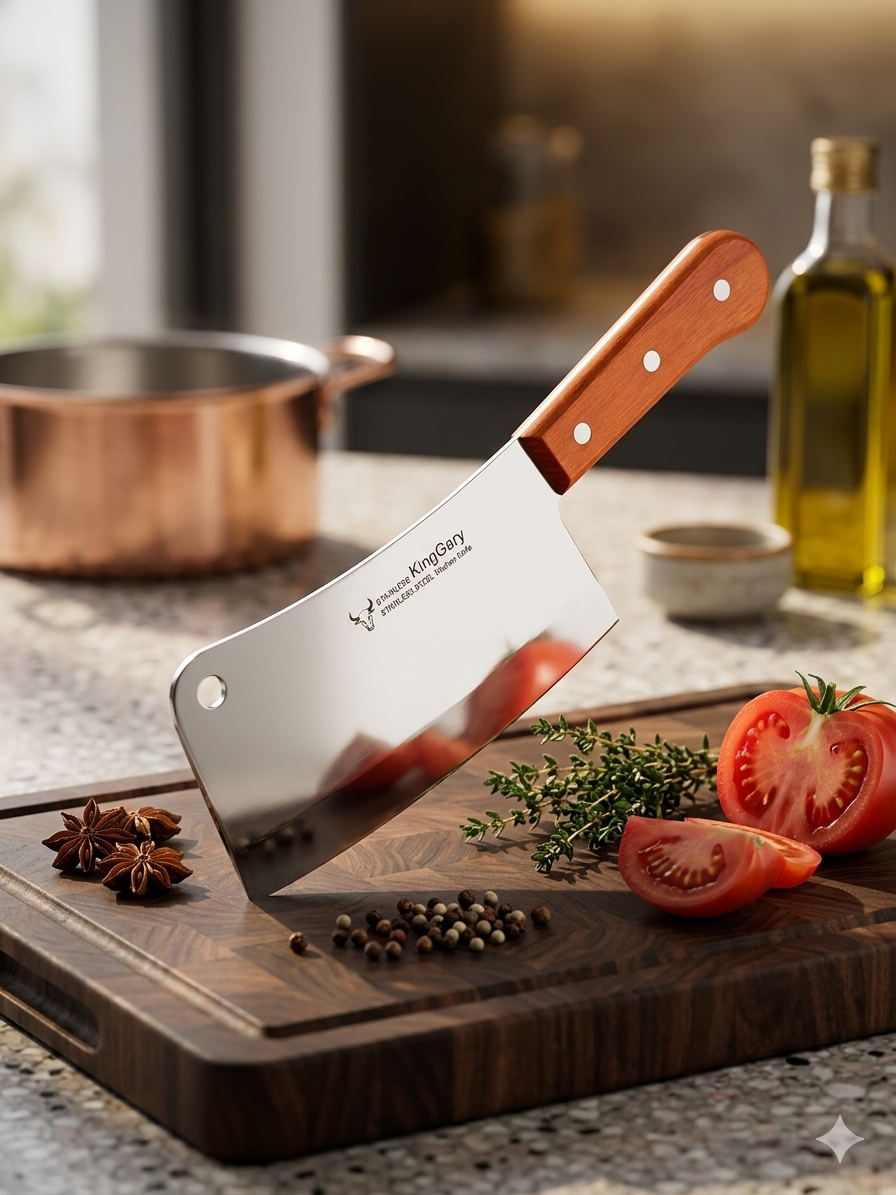 Professional Stainless Steel Kitchen Cleaver