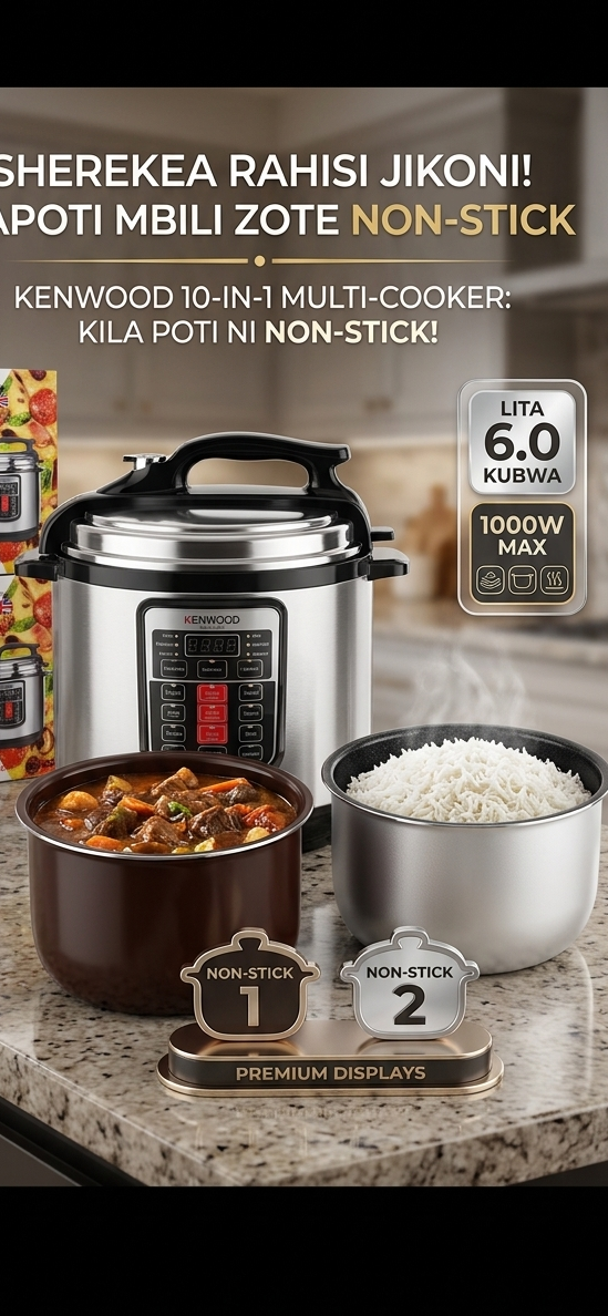 Kenwood 10-in-1 Multi-Pressure Cooker (6.0L)